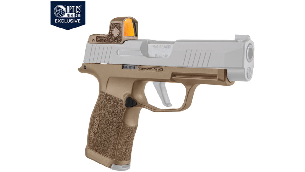 OpticsPlanet Exclusive SIG SAUER Romeo Zero Grip Mod Kit w/P365XL Grip Module, 6 MOA, Flat Dark Earth, Small, SORG0603