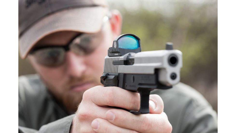 Sig Romeo 1 1x30 Mini Reflex Sight w/M1913 Rail Interface, Graphite SOR11002