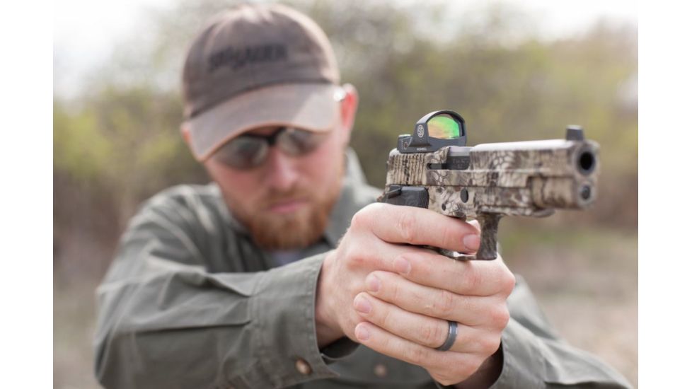 Sig Romeo 1 1x30 Mini Reflex Sight w/M1913 Rail Interface, Graphite SOR11002