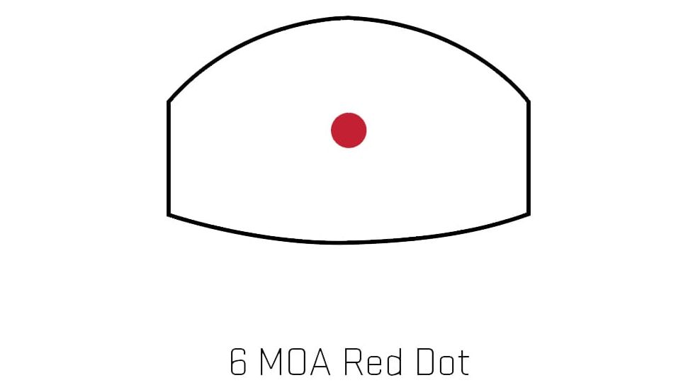 EDEMO SIG SAUER Romeo1 Reflex Sight 1x30mm 6 MOA Red Dot, 1.0 MOA Adjustable, Black, Medium, SOR11600, EDEMO21