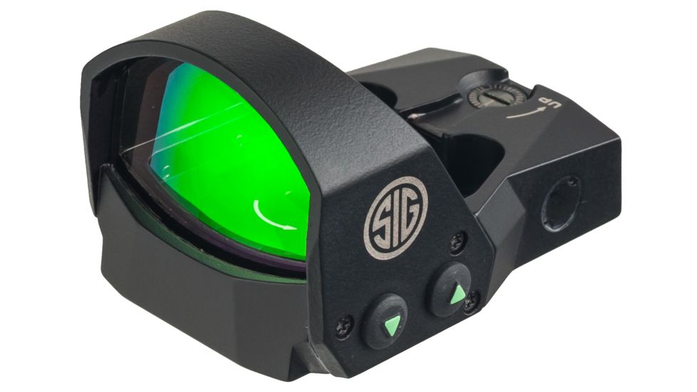 EDEMO SIG SAUER Romeo1 Reflex Sight 1x30mm 6 MOA Red Dot, 1.0 MOA Adjustable, Black, Medium, SOR11600, EDEMO21