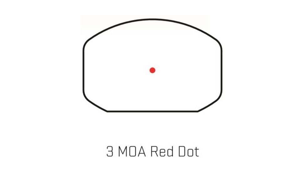 SIG SAUER ROMEO2 Red Dot Sight - Reflex, 3 MOA Red Dot, Black, SOR21300