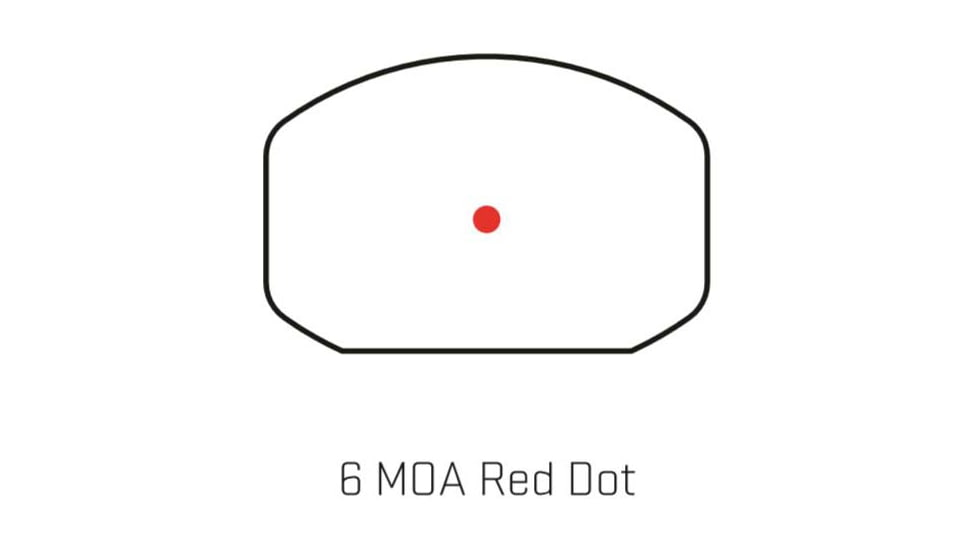 SIG SAUER ROMEO2 Red Dot Sight - Reflex, 6 MOA Red Dot, Black, SOR21600