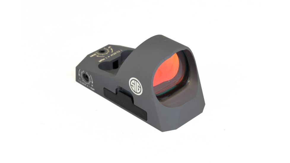 Sig Romeo 3 Miniature 1x25mm Reflex Sight w/ Riser, 3 MOA Red Dot Reticle, Graphite SOR31002