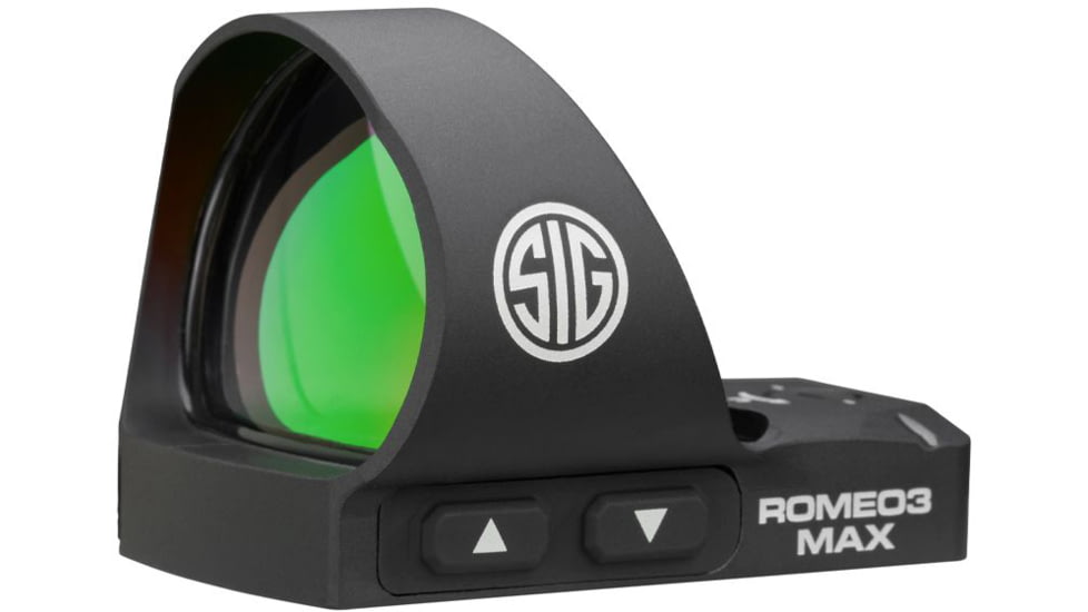 SIG SAUER ROMEO3MAX PRO Reflex Red Dot Sight, 1x31mm, 3 MOA Red Dot, Black, SOR30300