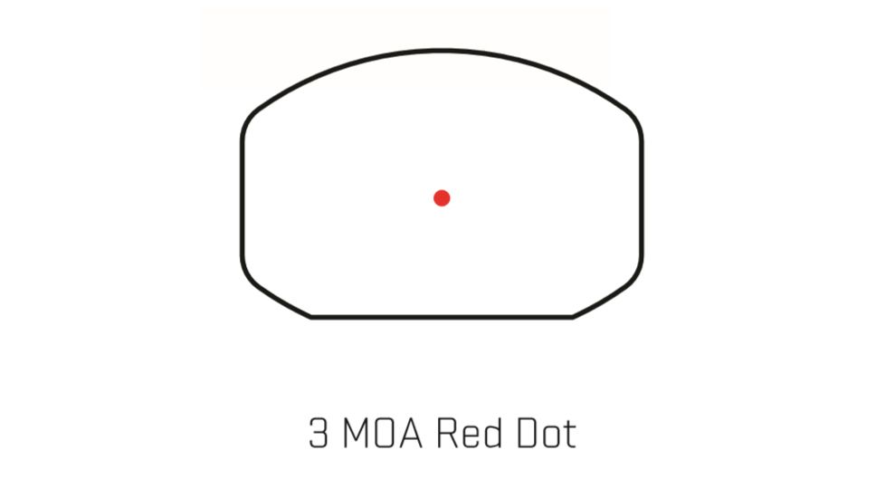 Sig Romeo 3XL 1x35mm Red Dot Sight, 3 MOA Dot Reticle, Aircraft Grade Aluminum, Black, SOR31004