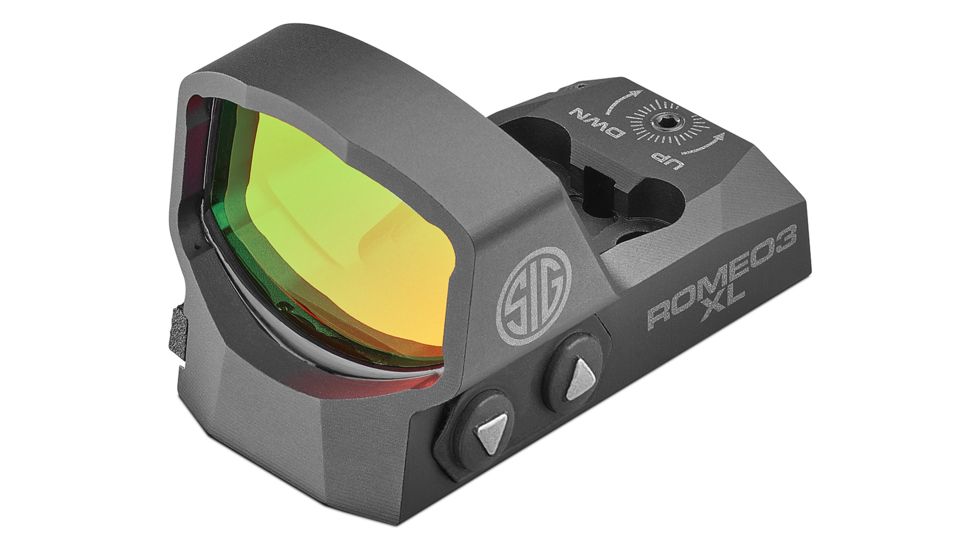 Sig Romeo 3XL 1x35mm Red Dot Sight, 6 MOA Dot Reticle, Aircraft Grade Aluminum, Black, SOR32004