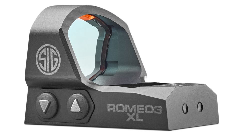 Sig Romeo 3XL 1x35mm Red Dot Sight, 6 MOA Dot Reticle, Aircraft Grade Aluminum, Black, SOR32004