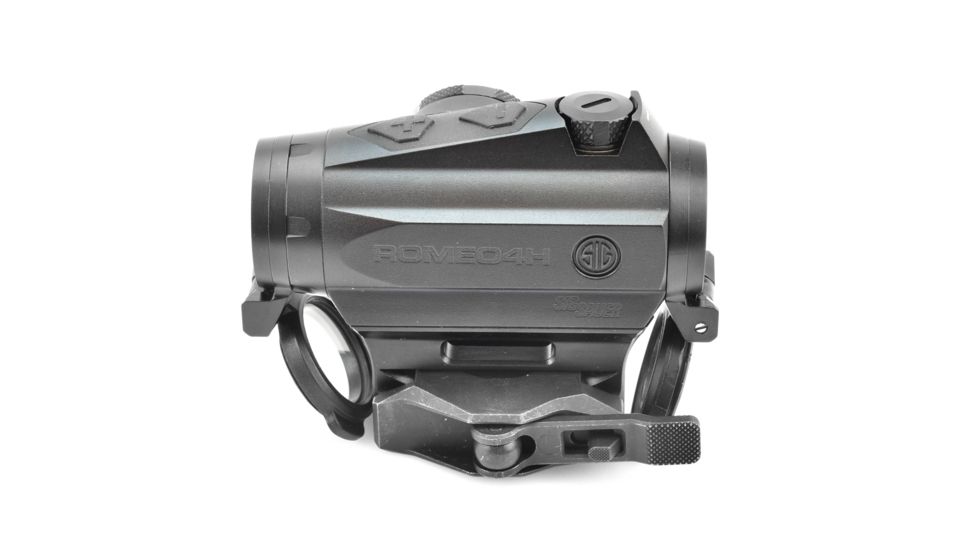 SIG SAUER Romeo4H Red Dot Sight, Ballistic Circle Dot, Qr Mount, Juliet4 4x Magnifier, Black, Medium, SORJ43111