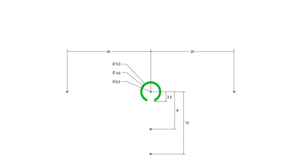 SIG SAUER Romeo4H Red Dot Sight,Green Horse Shoe Dot, 0.5 MOA Adj, Side Battery, Torx And Qr Mounts, Graphite, NSN N, SOR43013