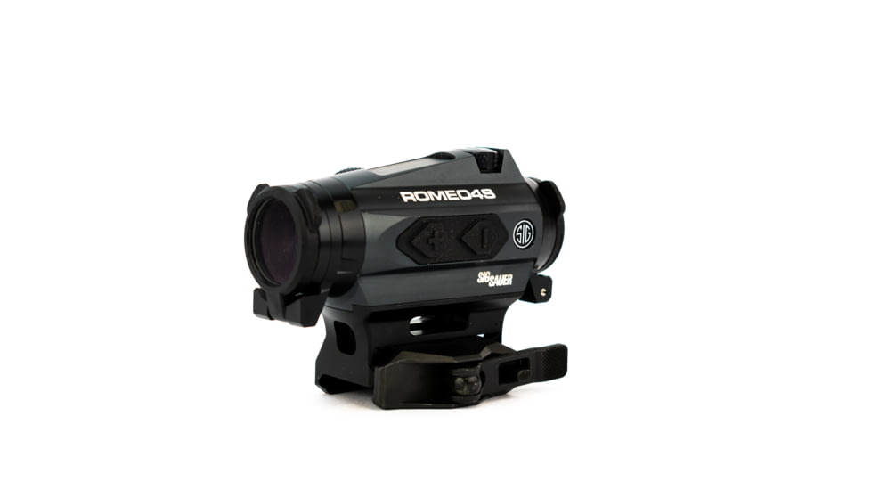 SIG SAUER Romeo4S Solar RDS, Ballistic Circle Dot Reticle, .5 MOA, Solor/Side Mount Battery, Torx And QR Mounts, SOR43021