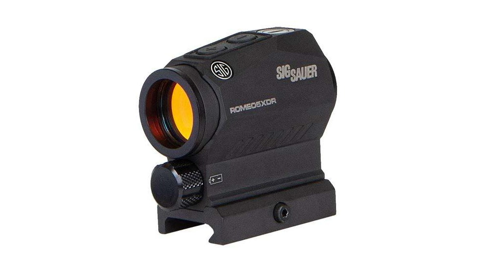 USED SIG SAUER Romeo5 1x20mm Red Dot Sight, 2 MOA Red Dot Reticle, 65 MOA Circle Dot, 1 x AAA Battery, Matte, Black, SOR52102, EDEMO4, Condition Fair, Used