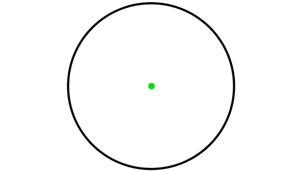 SIG SAUER ROMEO5 Gen 2 Reflex Green Dot Sight, 1x20mm, 2 MOA Green Dot, Black, SOR5102