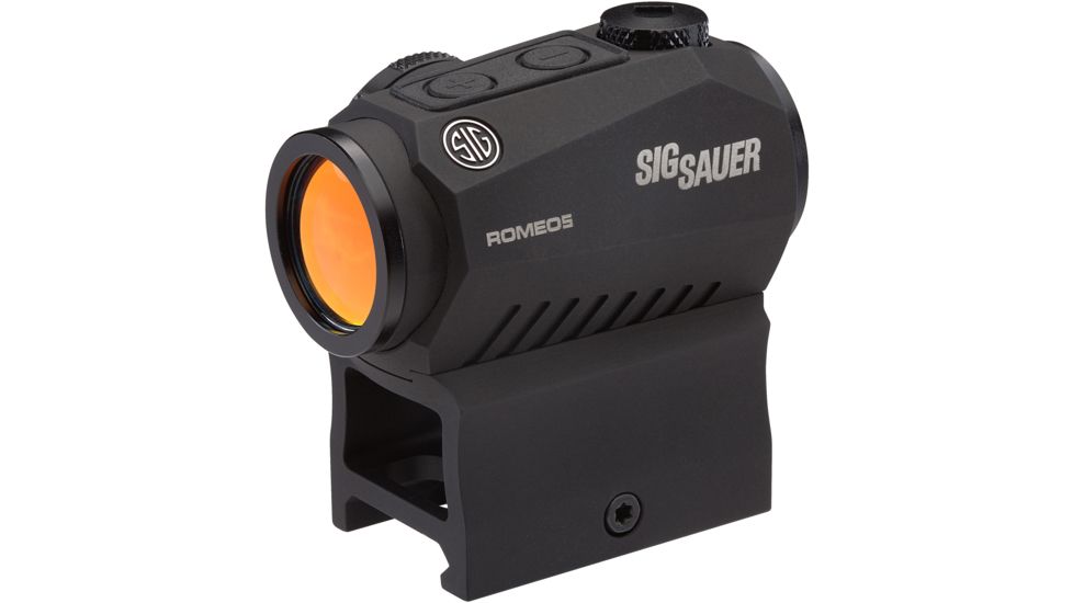 Sig Romeo 5 Red Dot Sight, 2 MOA Red Dot, M1913, Black, Juliet3 3x Magnifier, Black, Medium, SORJ53101