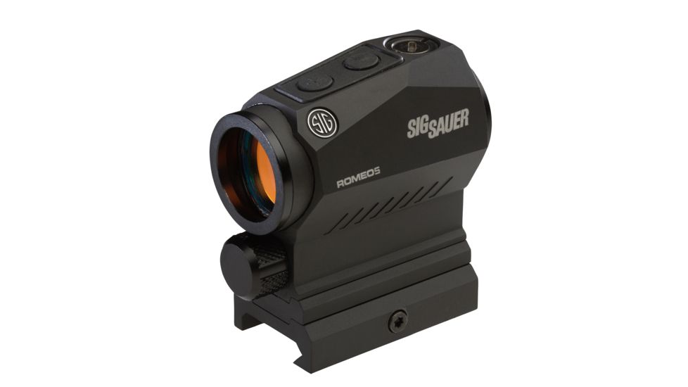 SIG SAUER Romeo5 1x20 mm Red Dot Sight, 2 MOA Red Dot Reticle, 1 x AAA Battery, Matte, Black, SOR52101
