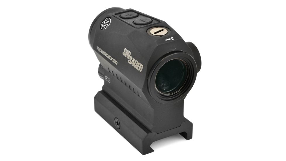 SIG SAUER ROMEO5 1x20mm Green Dot Sight, 2 MOS Green Dot/Triangle Holds Reticle, 1 x AAA Battery, Matte, Black, SOR52122, EDEMO1