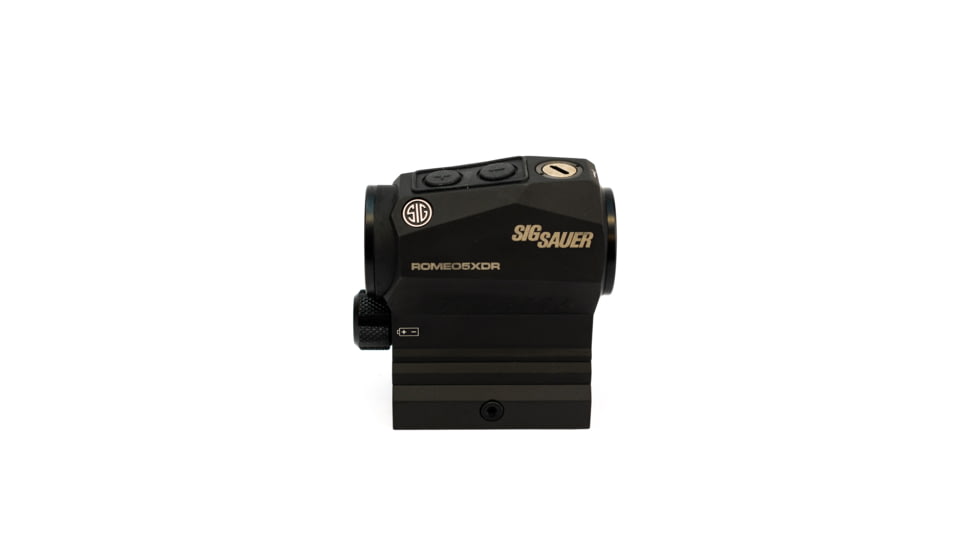 SIG SAUER ROMEO5 1x20mm Green Dot Sight, 2 MOS Green Dot/Triangle Holds Reticle, 1 x AAA Battery, Matte, Black, SOR52122, EDEMO1
