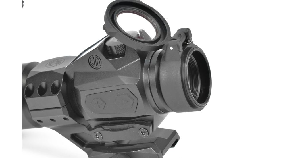 SIG SAUER Romeo6T Red Dot Sight, Ballistic Circle Dot Reticle, Batery Tray, Hex Bolt Mount, Black, SOR61031