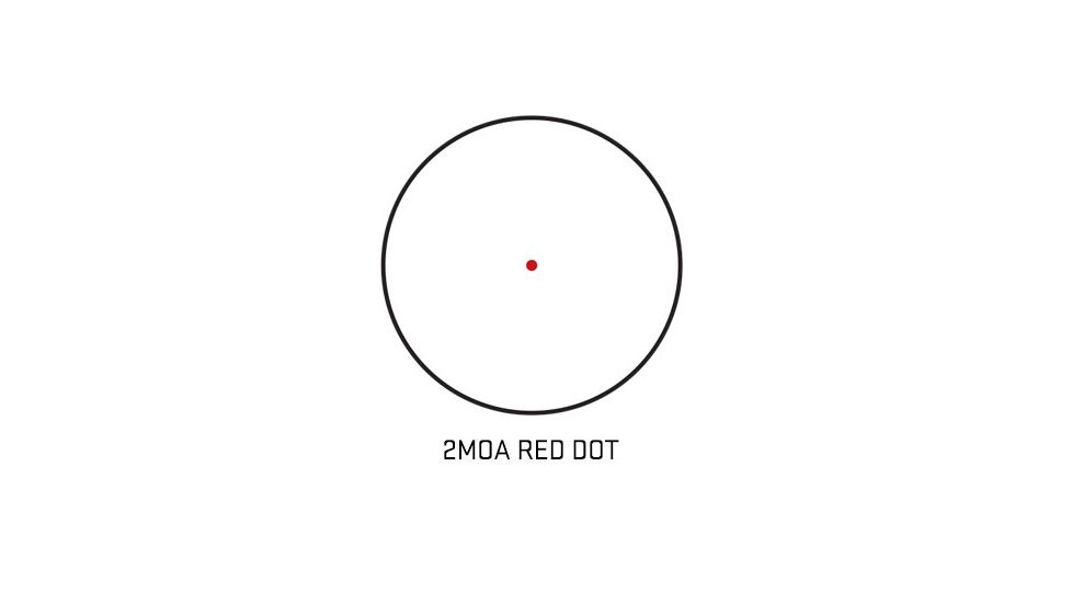 Sig Romeo 7 Red Dot 1x30mm Full Size w/ 2 MOA, Graphite SOR71001