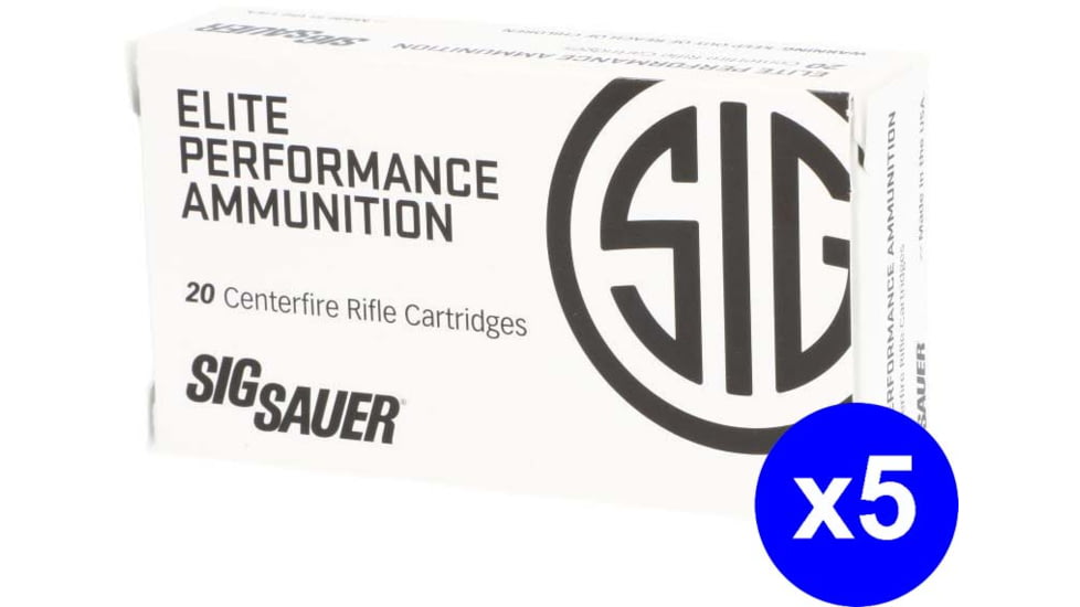 SIG SAUER SBR Solid Copper .300 AAC Blackout 120 grain Hunting Tipped Brass Cased Centerfire Rifle Ammo, 100 Rounds, E300H1-SBR-20-KIT1