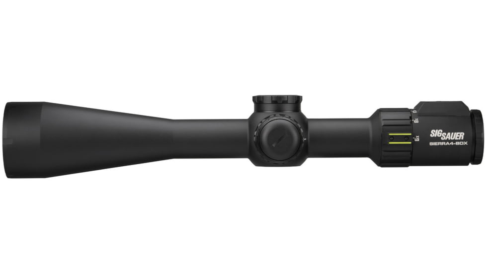 SIG SAUER Sierra4-BDX 6-24x50mm 30mm Tube Rifle Scope, Second Focal Plane, BDX-R2 Digital Ballistic Reticle, Black, SOSBDX4611