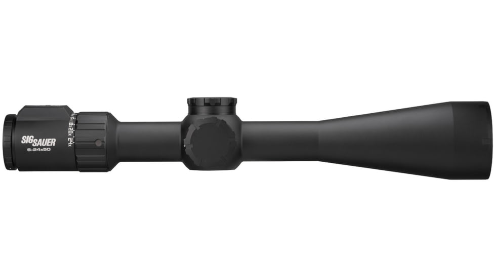 Sig Sauer SIERRA 4, Rifle Scope, 6-24X Magnification, 50mm Objective, 30mm Main Tube, BDX-R2 Digital Ballistic Reticle, 0.25 MOA Adjustments, Black, SOSBDX46111