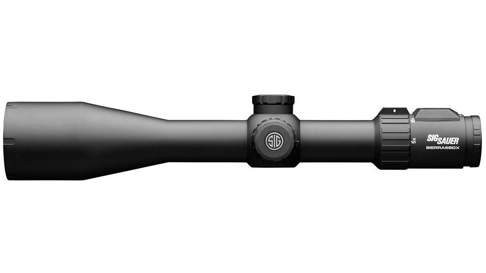 SIG SAUER Sierra6BDX 5-30x56mm Rifle Scope 34 mm Tube, Second Focal Plane, Black, BDX-R2 Digital Reticle, MOA, SOSBDX65111