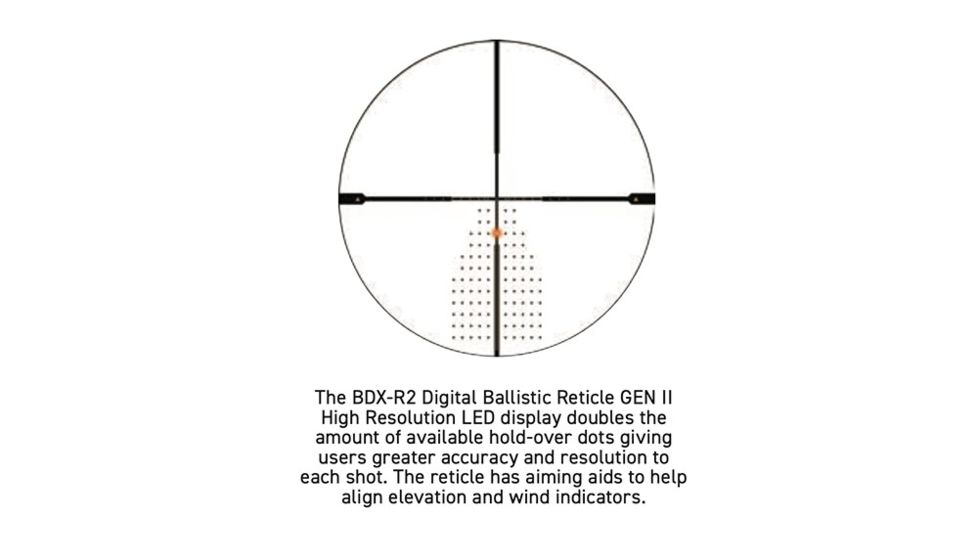 SIG SAUER Sierra6BDX 5-30x56mm Rifle Scope 34 mm Tube, Second Focal Plane, Black, BDX-R2 Digital Reticle, MOA, SOSBDX65111