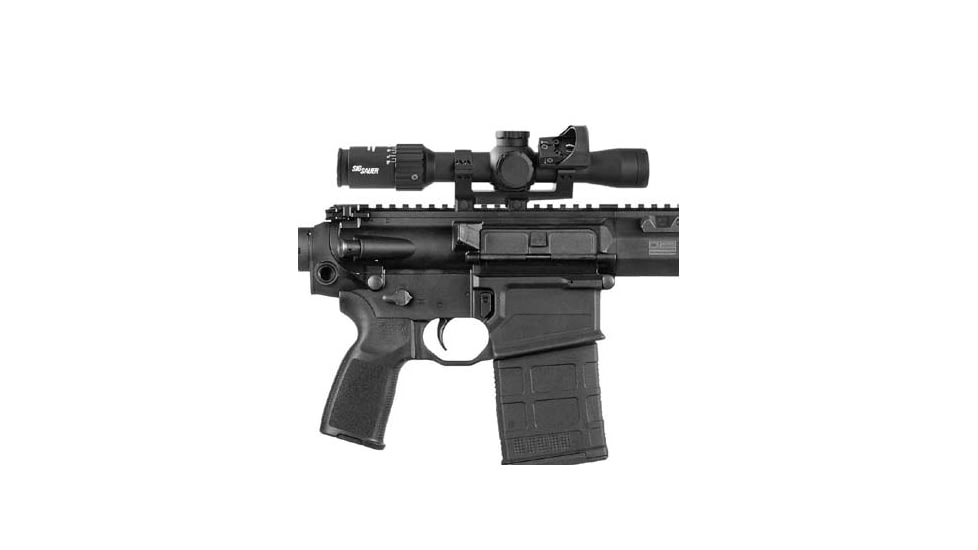 SIG SAUER Sierra 3BDX2.5-8x32mm Rifle Scope 30mm Tube, Black, BDX-R1 Digital Reticle, MOA, Romeo1PRO 1x30 Reflex Sight Combo w/Alpha2 Scope Mounts, SOSBDX321R1