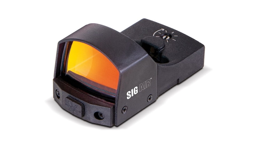 SIG SAUER SIG AIR Reflex Sight, 1x23mm, 3 MOA Red Dot Reticle, Black, AIR-REFLEXSIGHT