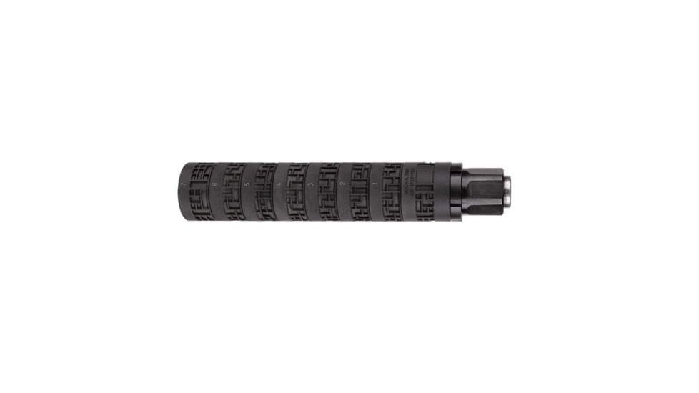 SIG SAUER MODX-9 9mm Luger Suppressor, 1/2X28 &amp; M13.5X1LH, 1.35x7.5 in, Black, 100000230302