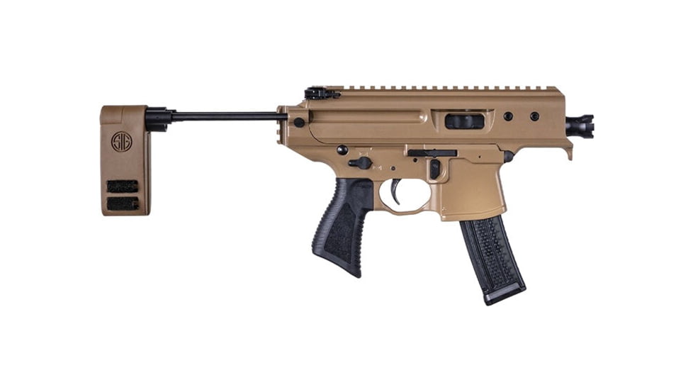 SIG SAUER MPX Copper Head Semi Auto Pistol, 9mm Luger, 3.5 in Barrel