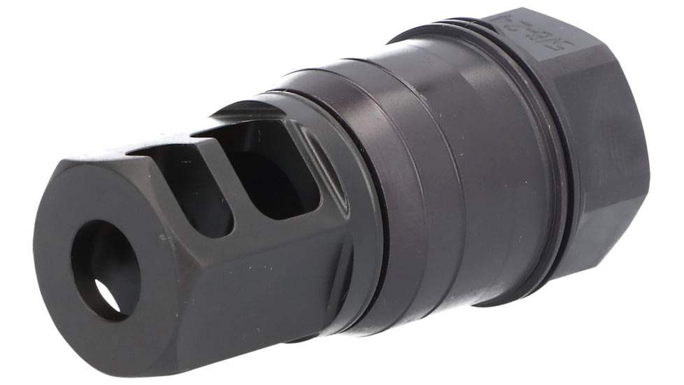 SIG SAUER Muzzle Brake, 7.62mm, Clutch-Lok, 25 Deg Taper, Black, SL-762-58X24-25DEG-M