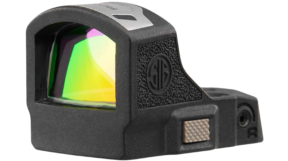 SIG SAUER Romeo-RS Compact 1x24mm Reflex Red Dot Sight, 6 MOA Green Dot, Black, Black, SOR02190