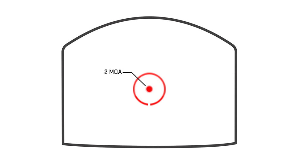 SIG SAUER Romeo-M17 Enclosed Reflex Red Dot Sight, 1x24mm 2 MOA Red Dot, Black, SORM1710
