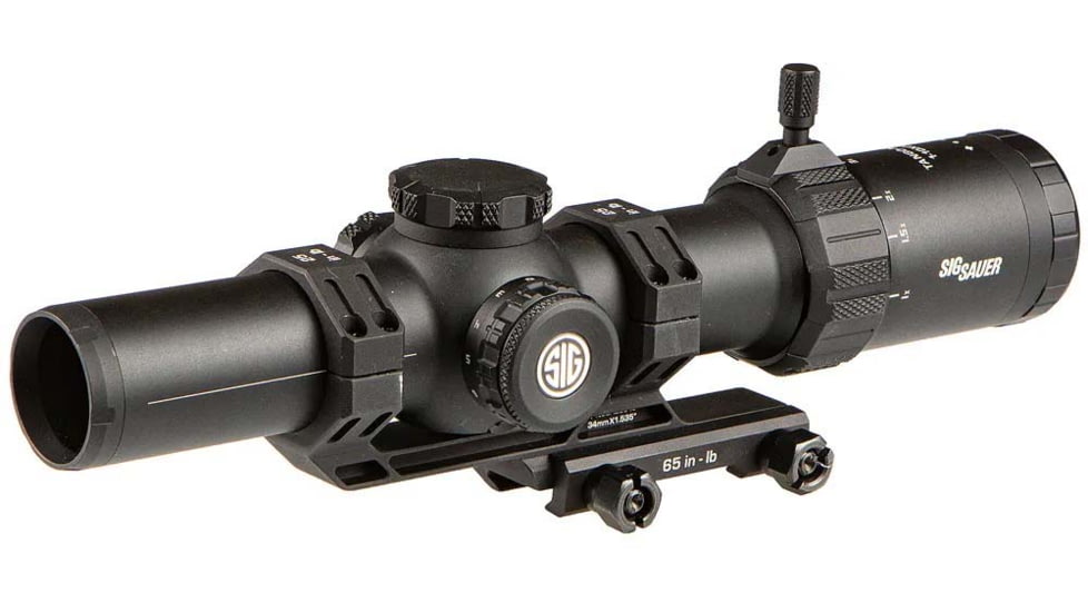 USED, SIG SAUER Tango 1-10x28 Riflescope, 34mm Tube, Second Focal Plane, MSR BDC-10 Reticle, Black, SOTM11000