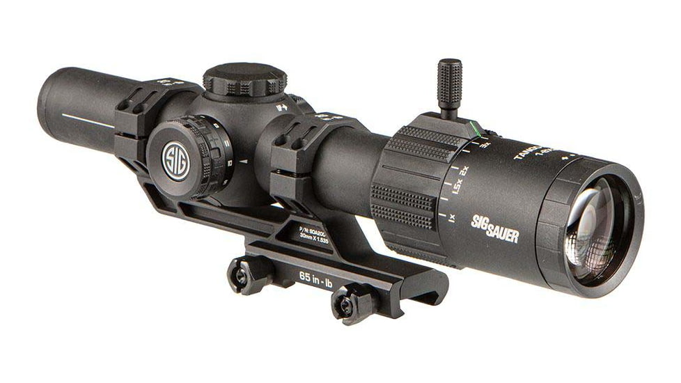 SIG SAUER Tango 1-8x24 Riflescope, 30mm Tube, Second Focal Plane, BDC8 Reticle, Black, SOTM81000