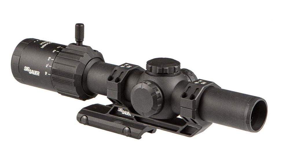 SIG SAUER Tango 1-8x24 Riflescope, 30mm Tube, Second Focal Plane, BDC8 Reticle, Black, SOTM81000