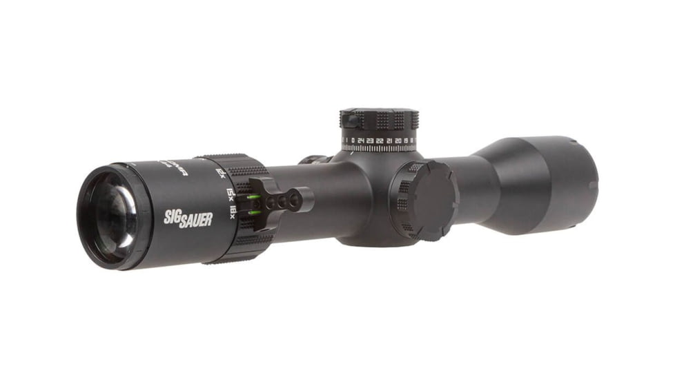SIG SAUER Tango-DMR 3-18x44mm 34mm Tube First Focal Plane Rifle Scope, Black, MRAD Milling 2.0 Reticle, 0.1 MRAD, SOTD63112