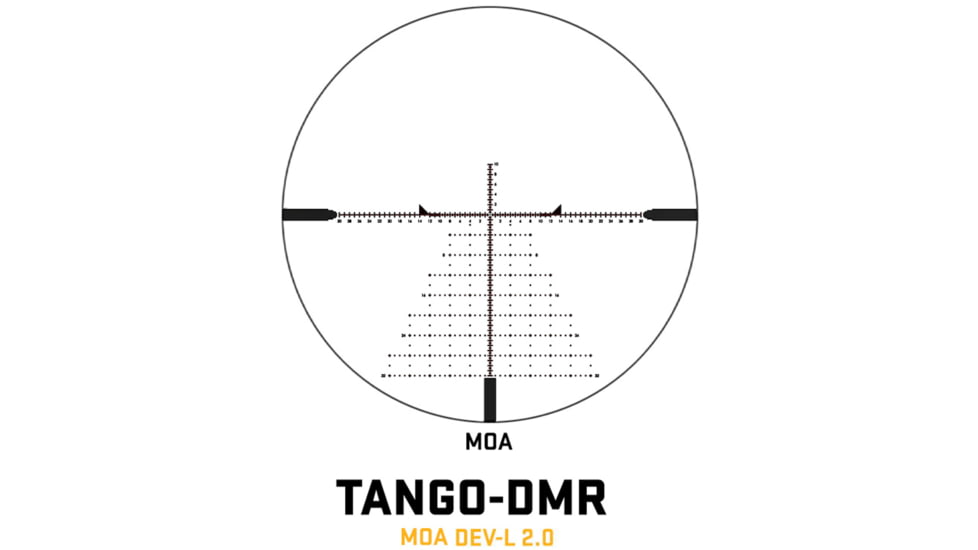SIG SAUER Tango-DMR 5-30x56mm 34mm Tube First Focal Plane Rifle Scope, Black, DEV-L 2.0 Illum Reticle, 0.25 MOA, SOTD65111