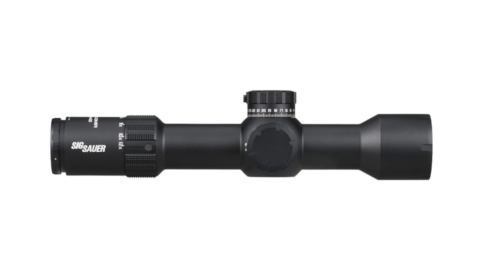 SIG SAUER TANGO DMR, Rifle Scope, 2-12X Magnification, First Focal Plane, MOA Illuminated Milling 2.0 Reticle, 42mm Objective, 30mm Main Tube, Black, SOTD62111