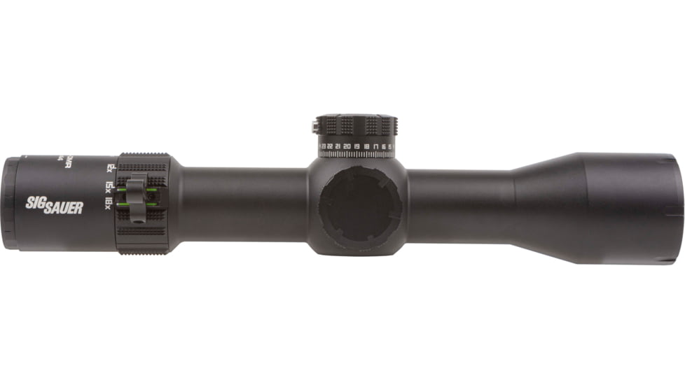 SIG SAUER Tango-DMR Rifle Scope, 3-18x44mm, 34mm Tube, First Focal Plane FFP, Mrad Dev-L 2.0 Illum Reticle, Side Focus, 0.1 Mrad Adj, Black, SOTD63114
