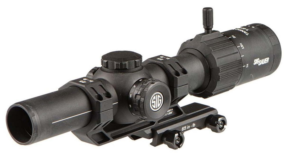 SIG SAUER Tango MRS 1-6X24mm Rifle Scope, 30mm Tube, First Focal Plane, Illuminated BDC6, 0.5 MOA, Black, SOTM61002