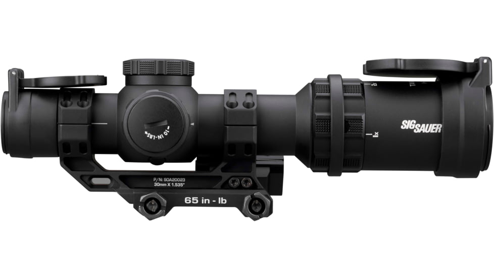 SIG SAUER Tango-MSR Compact 1-6x24mm LPVO 30mm Rifle Scope Combo, Second Focal Plane, Illuminated BDC6, Black, SOTMC61000-R1