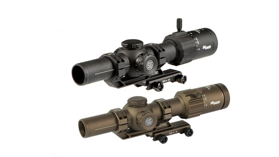SIG SAUER TANGO-MSR LPVO 1-8x24mm Rifle Scope, 30mm Tube, Second Focal Plane (SFP), Black, Coyote