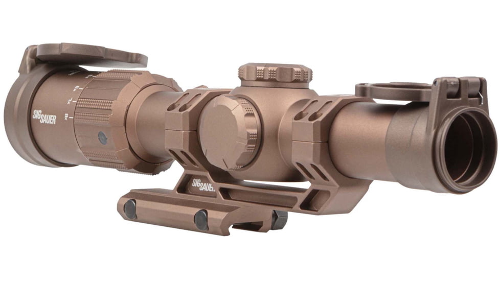 SIG SAUER Tango MSR LPVO Rifle Scope w/1.535 Mount, 1-8x24mm, 30mm Tube, Second Focal Plane, Illuminated BDC 8 Reticle, Coyote, SOTM81200