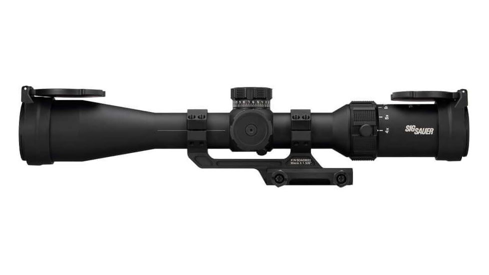 Sig Sauer TANGO SPR, Rifle Scope, 4-16X Magnification, Second Focal Plane, MOA Non-Illuminated Reticle, 44mm Objective, 30mm Tube, Black, w/ ALPHA MSR 1.535&quot; Mount, SOTS44000