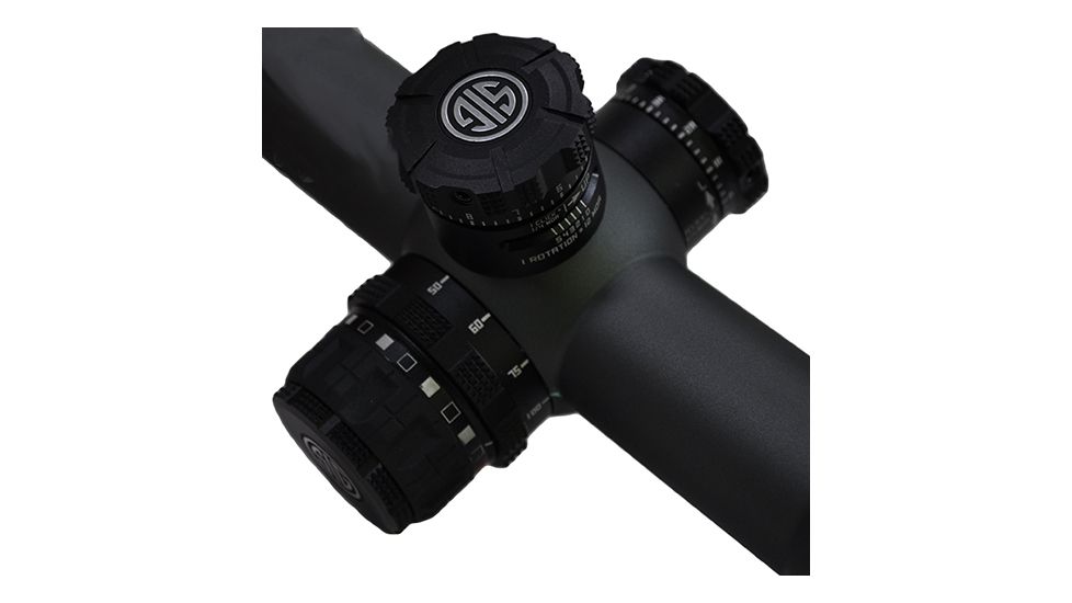 SIG SAUER Tango4 Rifle Scope, 6-24X50mm, 30mm, Ffp, Dev-L Moa Illum Reticle, Side Focus, Graphite, SOT46003