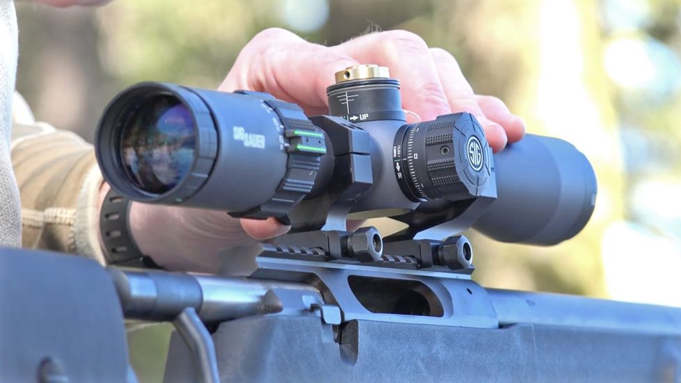 SIG SAUER Tango6 30mm Tube Tactical 2-12x40mm Rifle Scope w/MRAD Milling Illuminated Glass Reticle