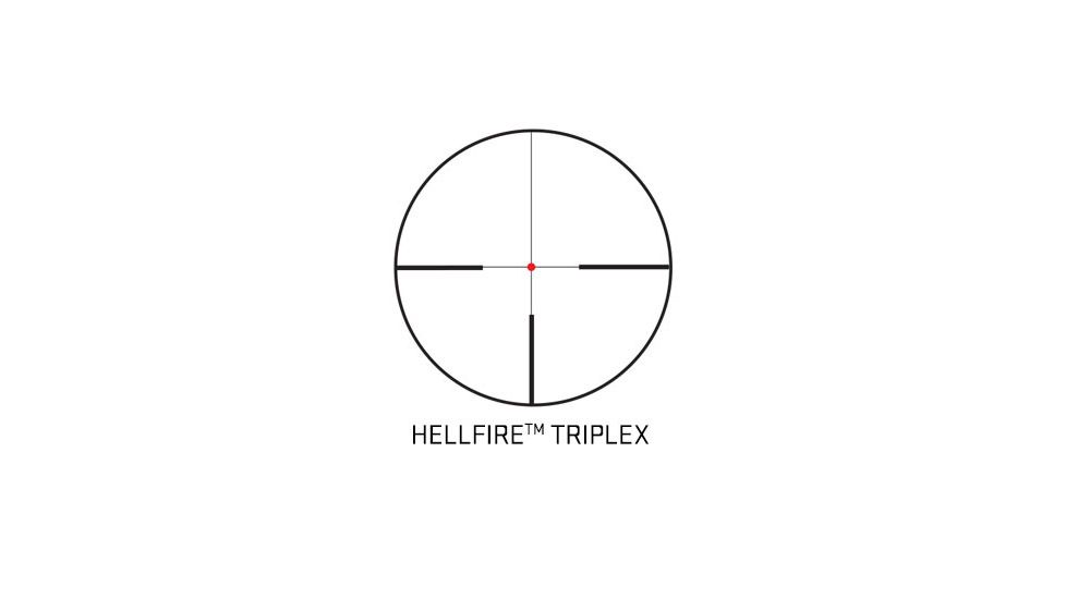 SIG SAUER Tango6 34mm Tube 3-18x44mm Tactical Rifle Scope w/Triplex Illuminated Fiber Dot Reticle, Graphite SOT63003